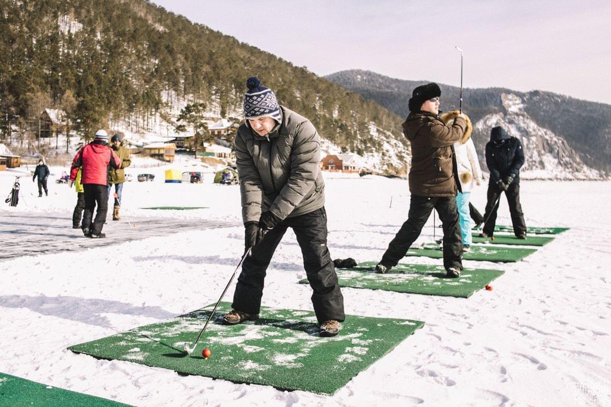 Зимний корпоратив на Байкале
