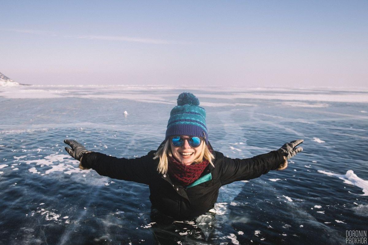 Зимний корпоратив на Байкале